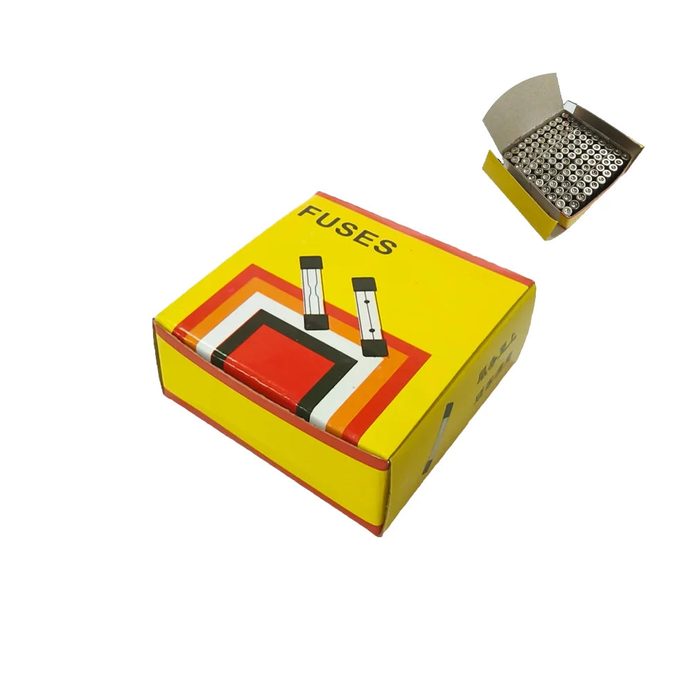 10Pcs/100Pcs 5x20mm Glass Fuse