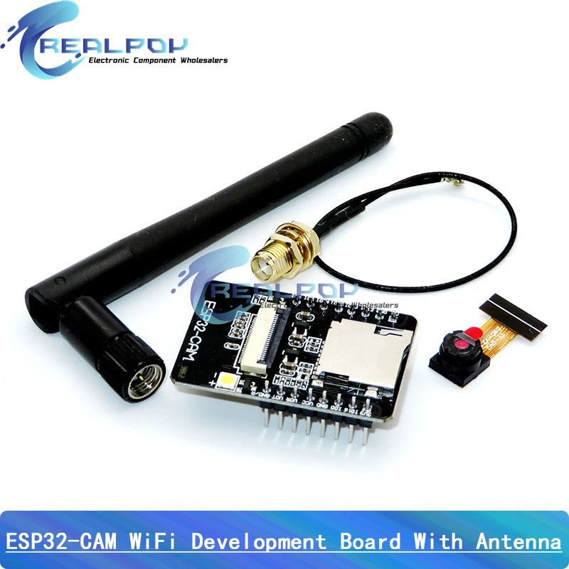 ESP32-CAM WiFi & Bluetooth Module with OV2640 Camera & Antenna