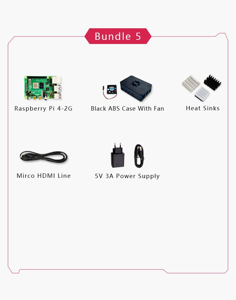 Official Raspberry Pi 4 Model B Broadcom Computer Board