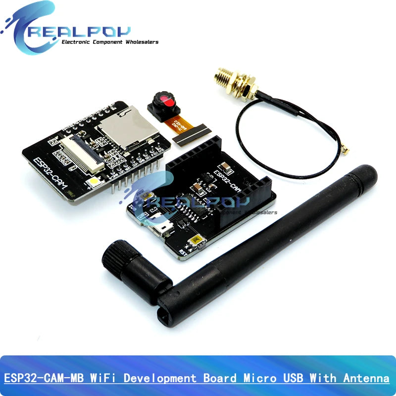 ESP32-CAM WiFi & Bluetooth Module with OV2640 Camera & Antenna