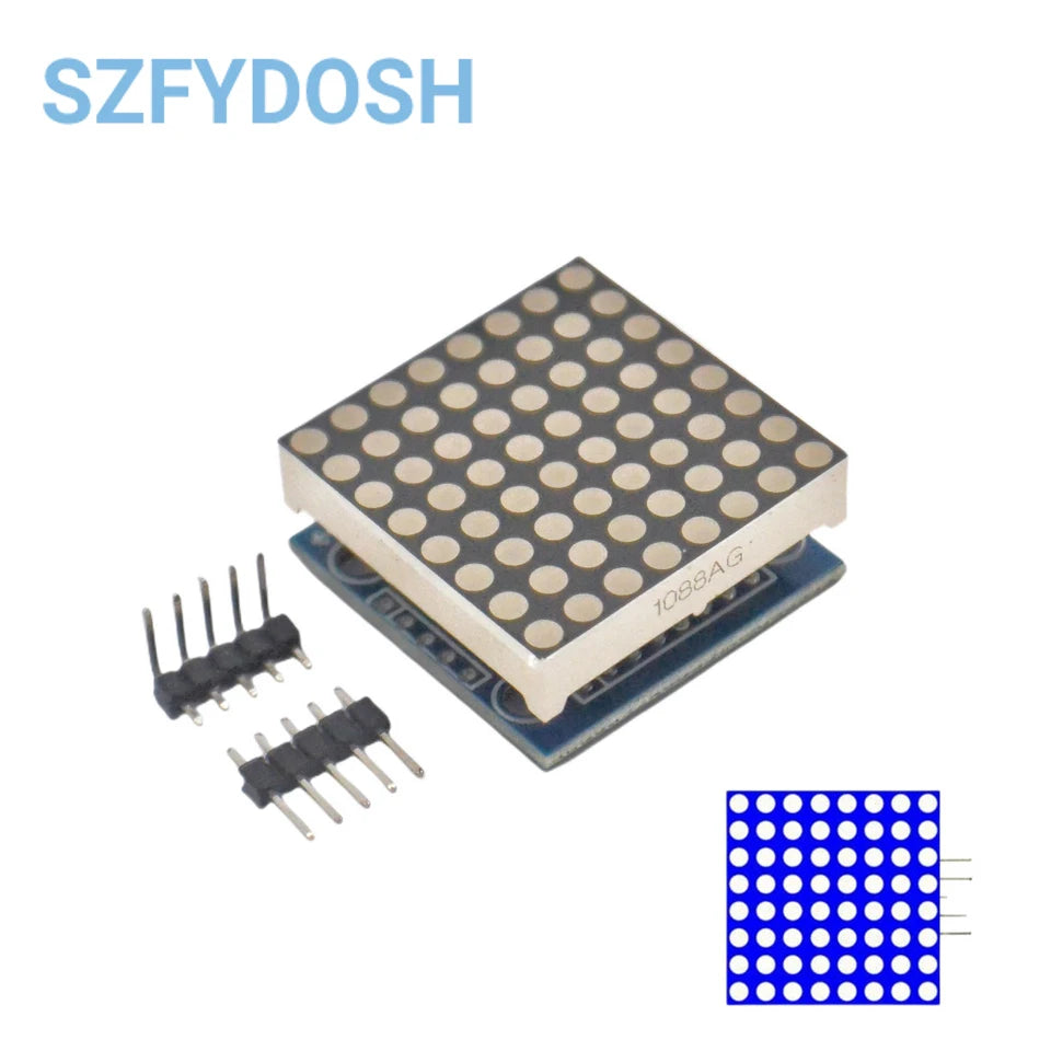 SZFYDOSH MAX7219 Dot Matrix Module Red/Green/Blue