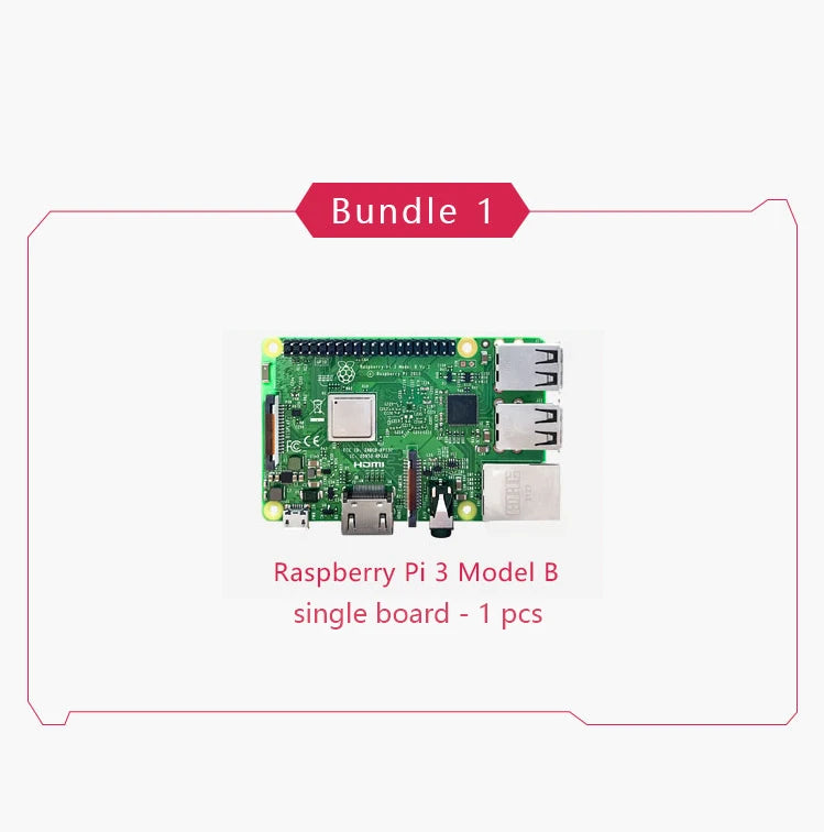 Original Raspberry Pi 3 Model B/B+ Single Board Computer