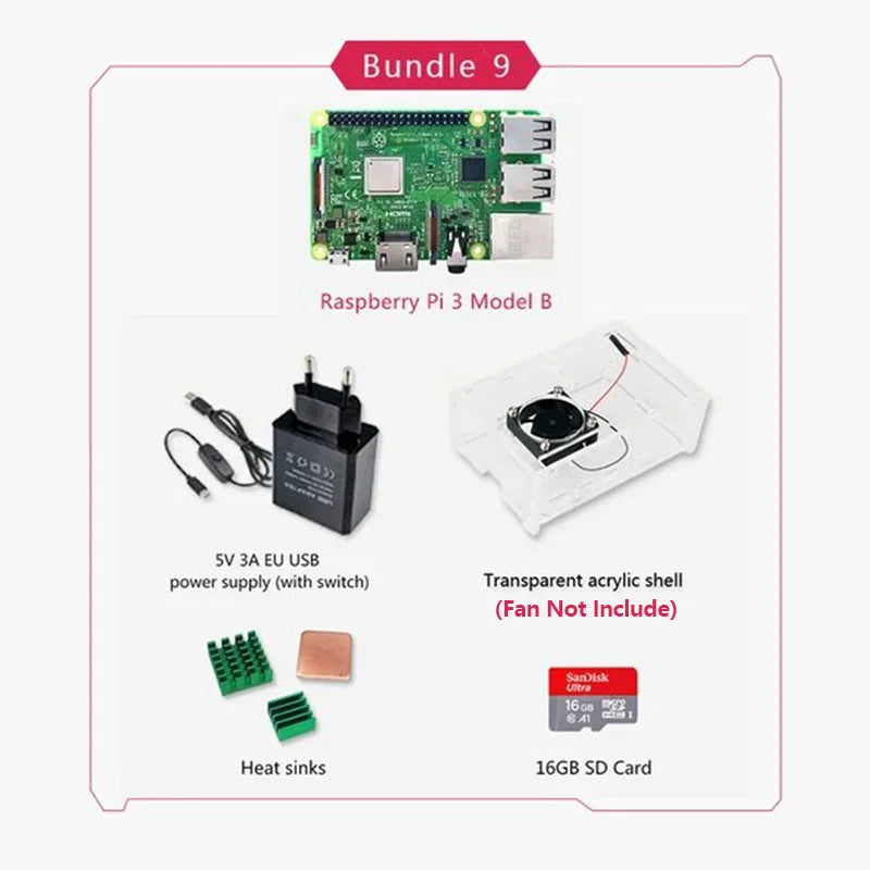 Original Raspberry Pi 3 Model B/B+ Single Board Computer